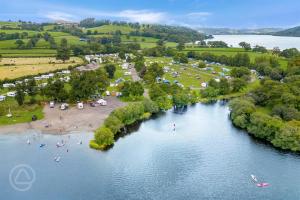 Aerial View of Glanllyn Park and Llyn Tegid